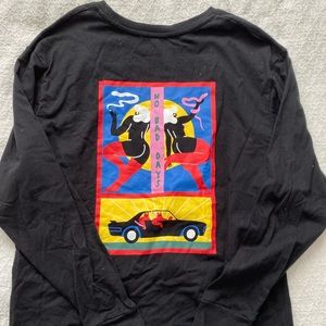 Black Graphic long sleeve Tee✨